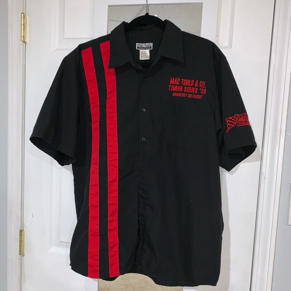 Mac tools button down shirt